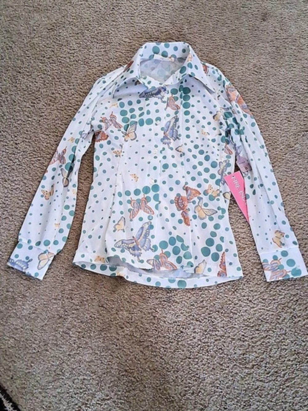 Vintage Dagger Collar Dot/butterfly